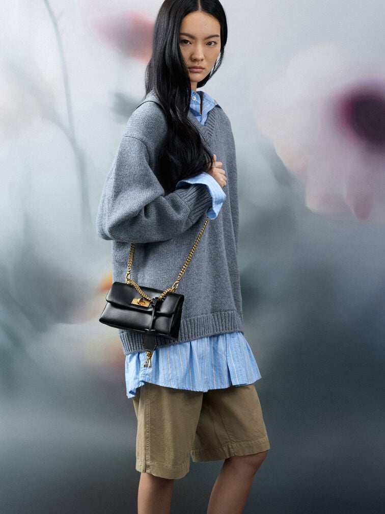 Kerry Wallet On Chain, Black, hi-res