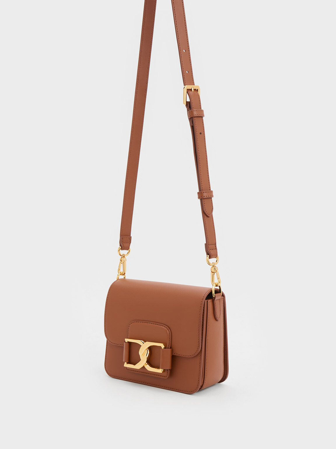 Charles and keith leather bag sales