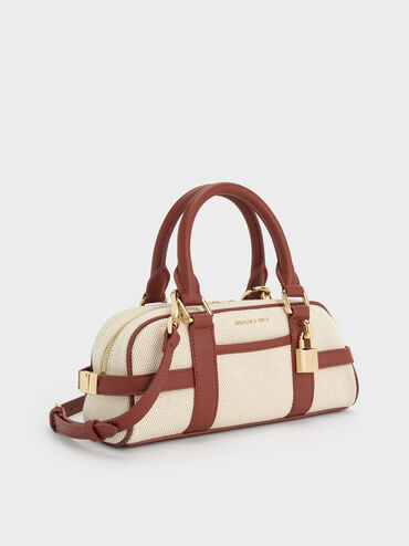 Tas Bowling Canvas Scottie, Brick, hi-res