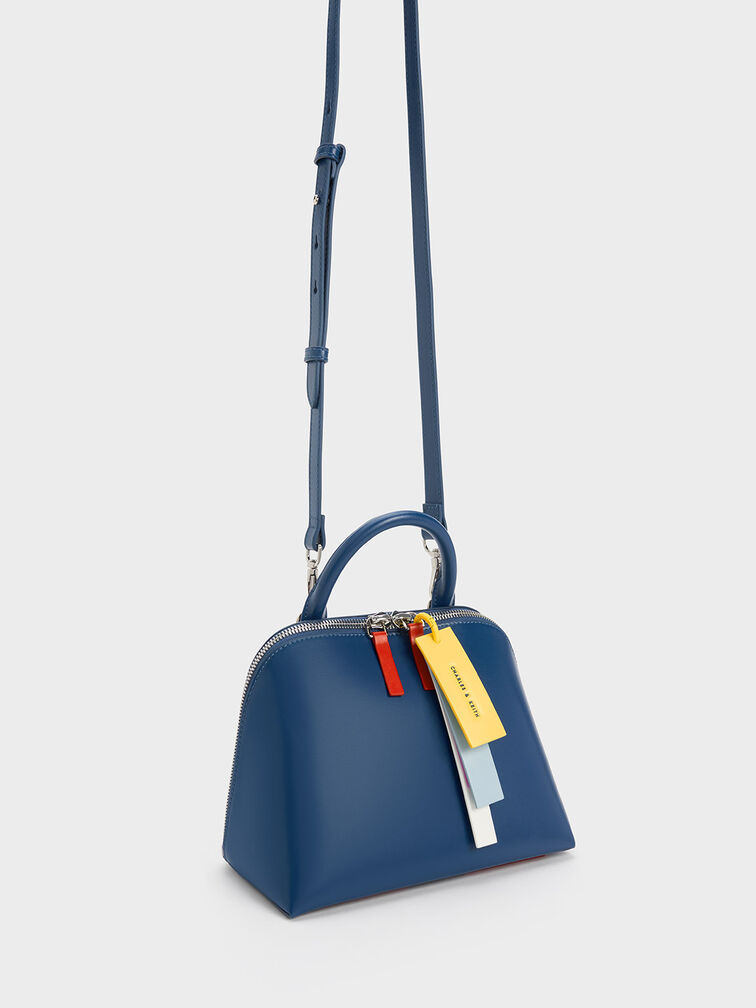 Tas Bowling Cockade, Navy, hi-res