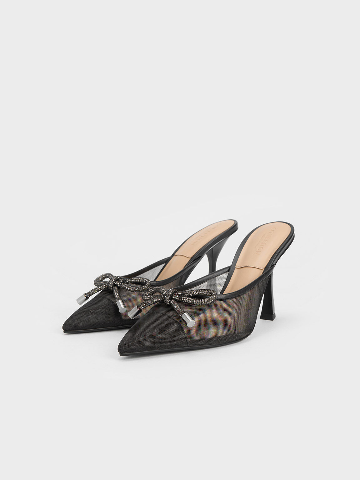 Bow tie mules discount