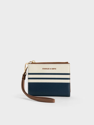Hanya Canvas Striped Wristlet, Multi, hi-res