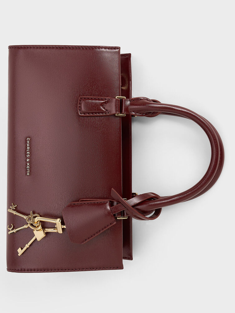 Tas Top Handle Kerry, Mulberry Plum, hi-res