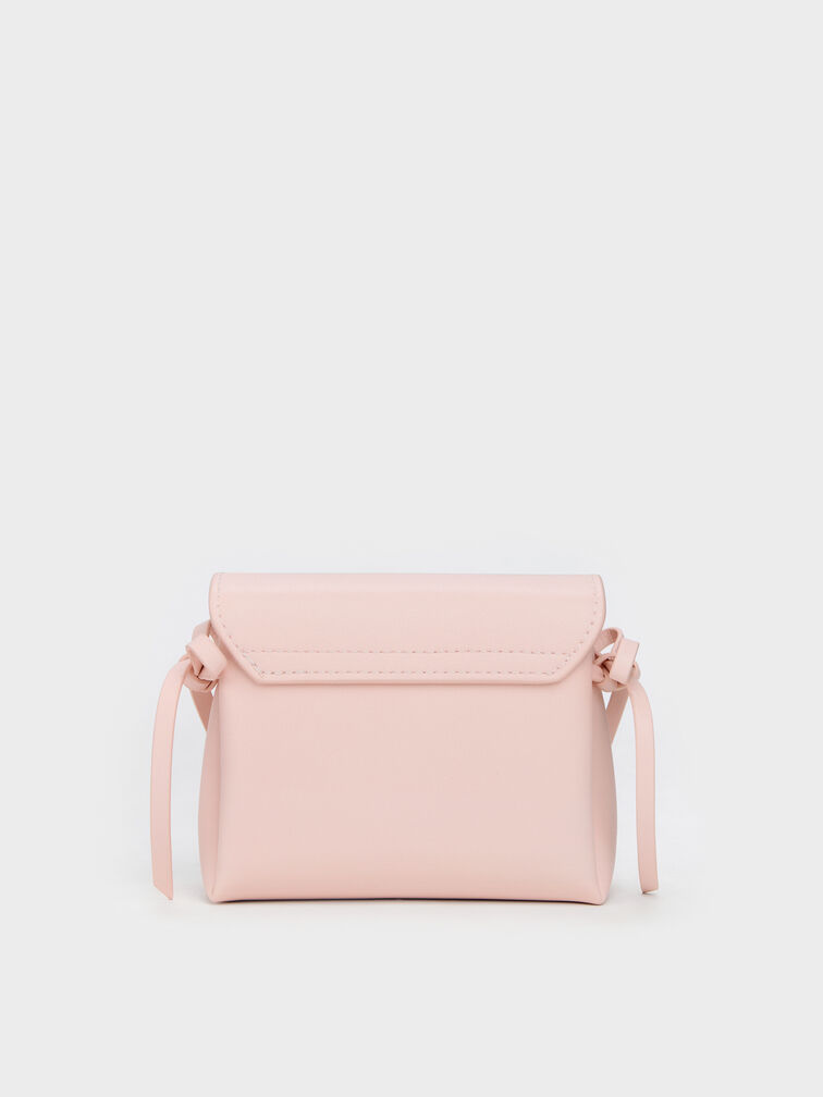 Hazel Bow Small Wallet, Soft Pink, hi-res