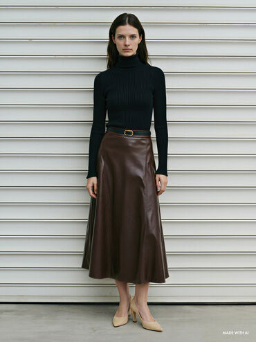 Kerra Faux Suede Pointed High Heels, Beige, hi-res