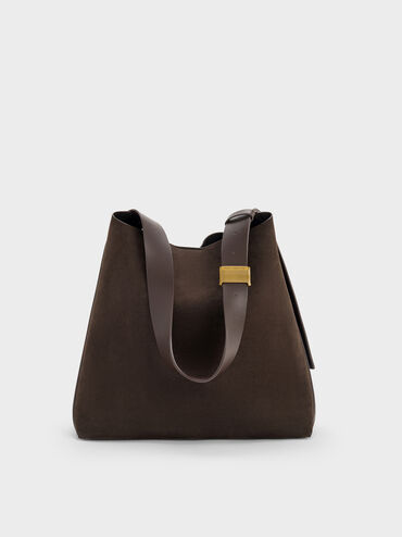 Edna Tote Bag, Espresso Brown, hi-res
