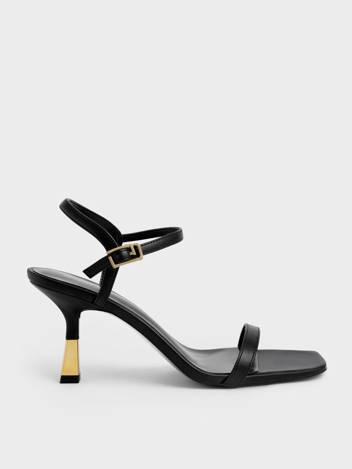 Sam Edelman 'ariella' Ankle Strap Suede Sandals in Black | Lyst