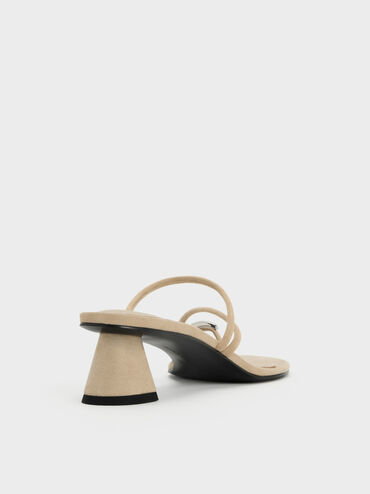 Sepatu Heels Strappy Toe-Ring, Taupe2, hi-res