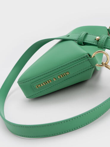 Catena Chain-Handle Bag, Green, hi-res