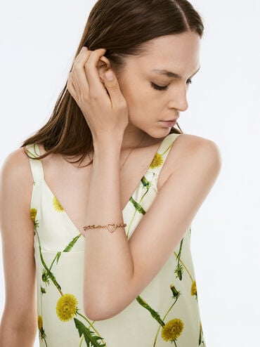 Gelang Heart Annalise, Rose Gold, hi-res