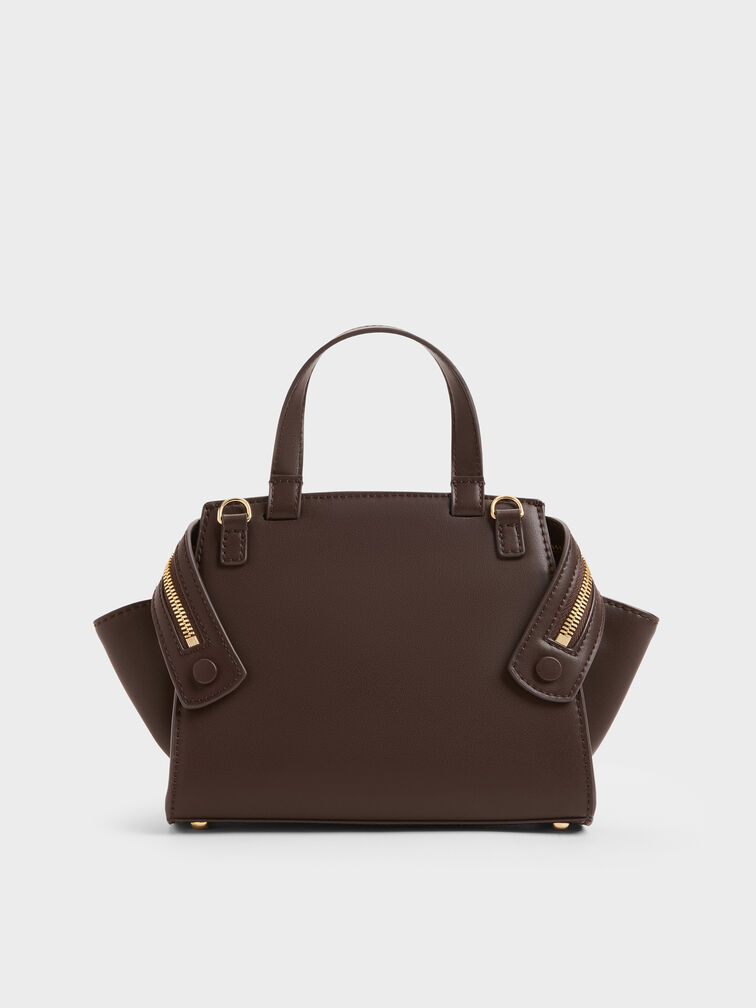 Tas Top Handle Pansy Trapeze Two-Tone, Sahara Sand, hi-res