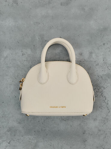 Tas Bowling Beryl, Cream, hi-res