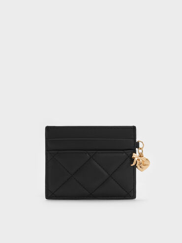 Card Holder Quilted Arrietty, Black, hi-res