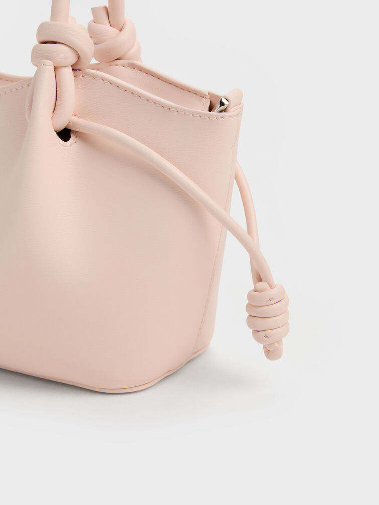 Sammie Knotted-Handle Tote Bag, Soft Pink, hi-res