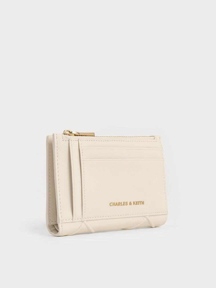 Dompet Quilted Eleni, Cream, hi-res