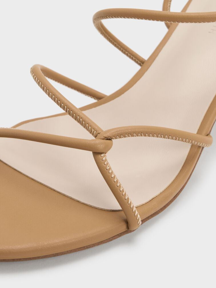 Sandal Block Heel Strappy Meadow, Camel, hi-res