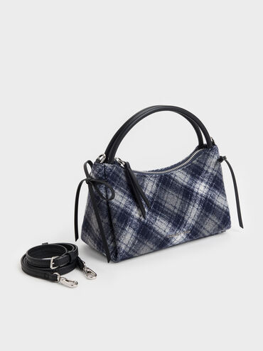 Tas Top Handle Hazel Checkered, Multi, hi-res