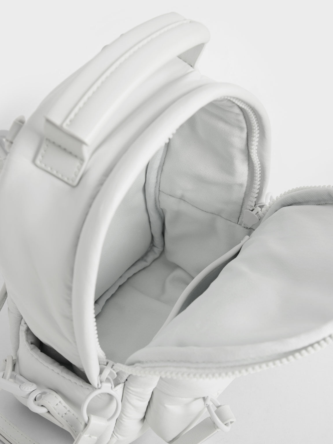 Tas Backpack Puffy, White, hi-res