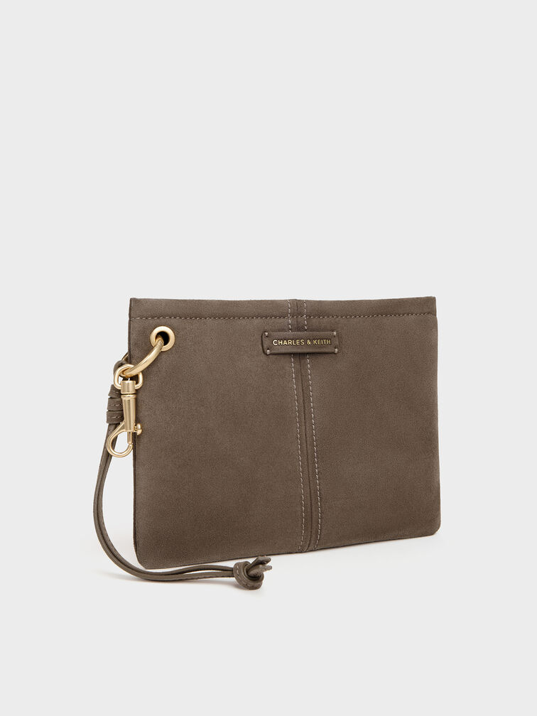 Tas Pouch Top-Zip Noane, Stone Grey, hi-res