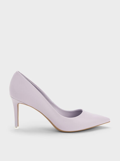 Sepatu Pumps Emmy Pointed-Toe, Lilac, hi-res