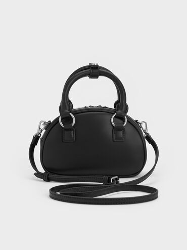 Bobbie Studded Top Handle Bag, Noir, hi-res