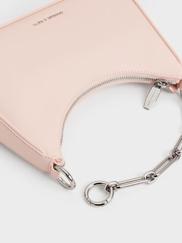 Tas Bahu Chain-Strap Lane, Soft Pink, hi-res