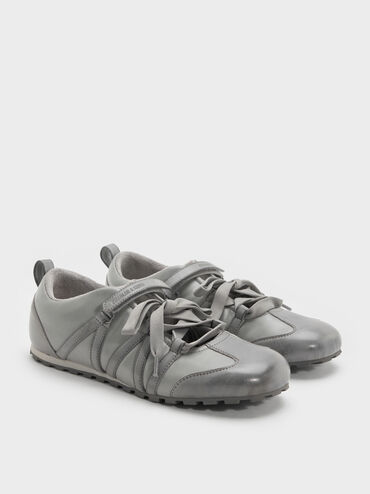Sepatu Sneakers Mary Jane Silko Burnished, Light Grey, hi-res