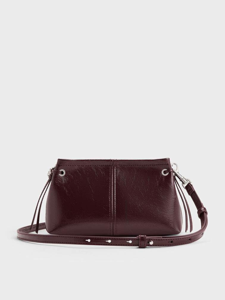 Tas Top Handle Noane, Wineberry Red, hi-res