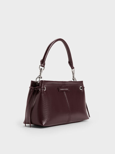 Tas Top Handle Noane, Wineberry Red, hi-res