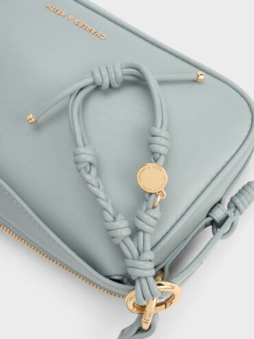 Tas Bahu Braided-Charm Haylen Mini, Misty Blue, hi-res