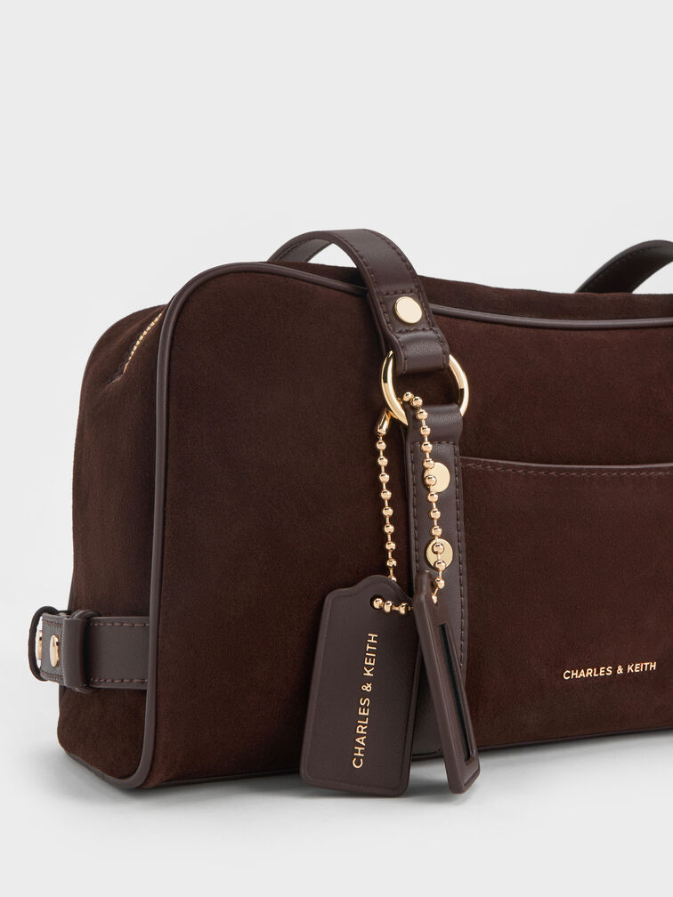 Tas Bahu Studded Tatiana, Espresso Brown, hi-res