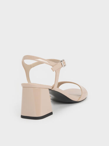 Sandal Block-Heel Betty Patent, Nude, hi-res