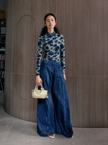 Sandal Slide Knot-Pearl Orinda, Butter, hi-res