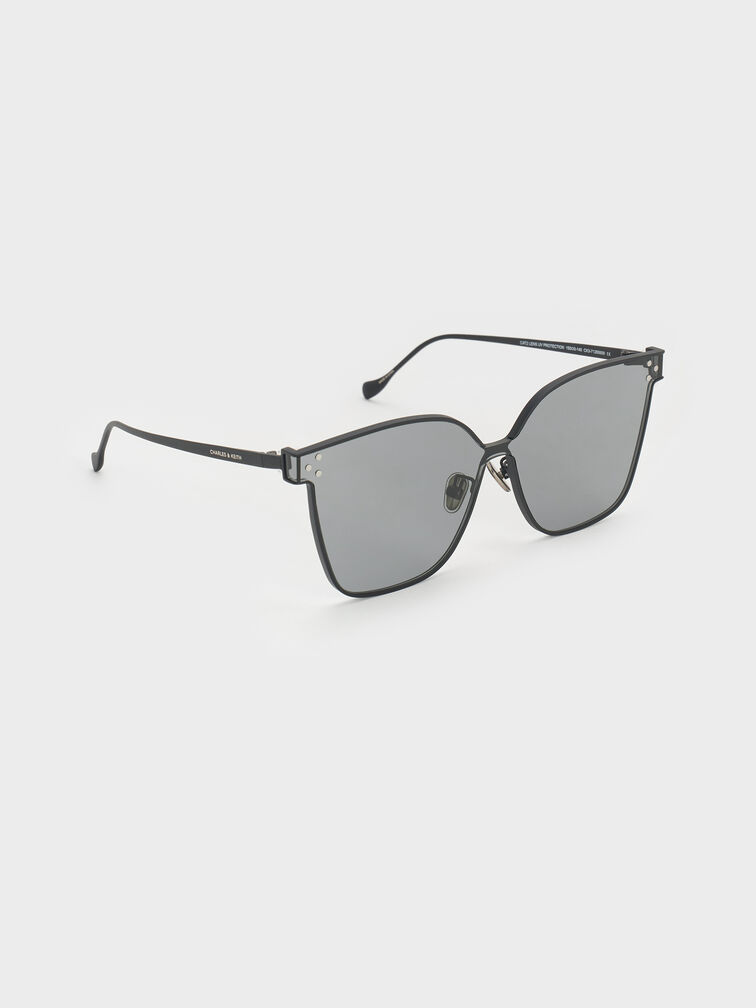 Ginny Butterfly Sunglasses, Noir, hi-res