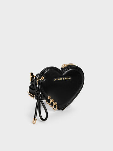 Charm Heart Rey, Black, hi-res