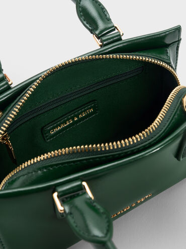 Mini Kerry Top Handle Bag, Dark Green, hi-res