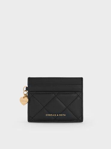 Card Holder Quilted Arrietty, Black, hi-res