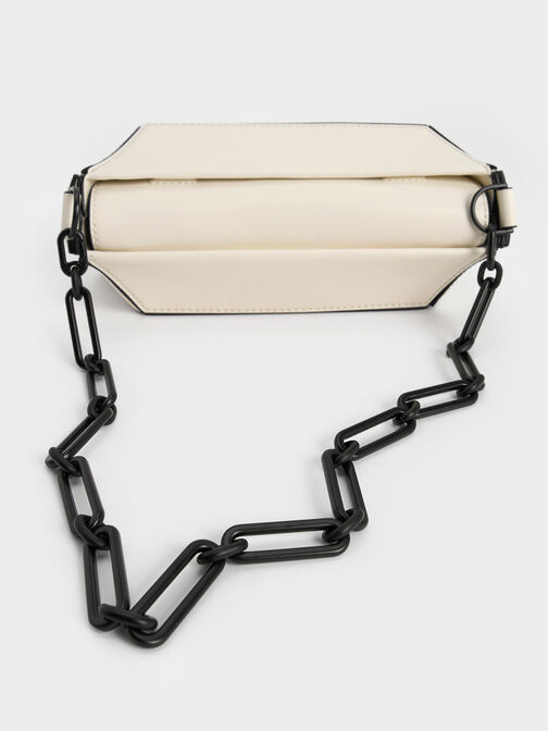 Nasrin Geometric Chain-Handle Shoulder Bag, Multi, hi-res