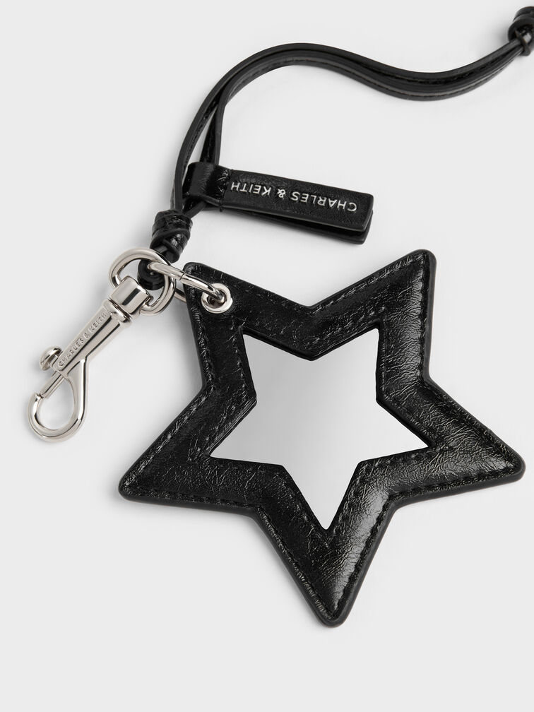 Charm Mirror Star Noane, Noir, hi-res