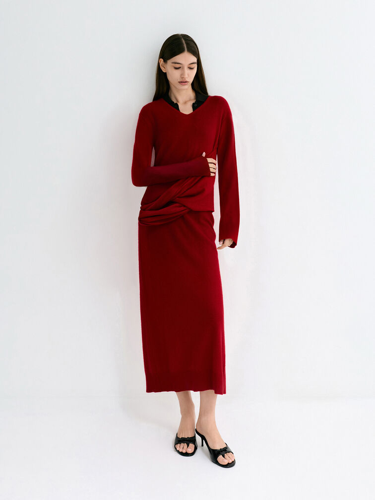 Sandal Hak Thong Bow Sonali, Black Box, hi-res