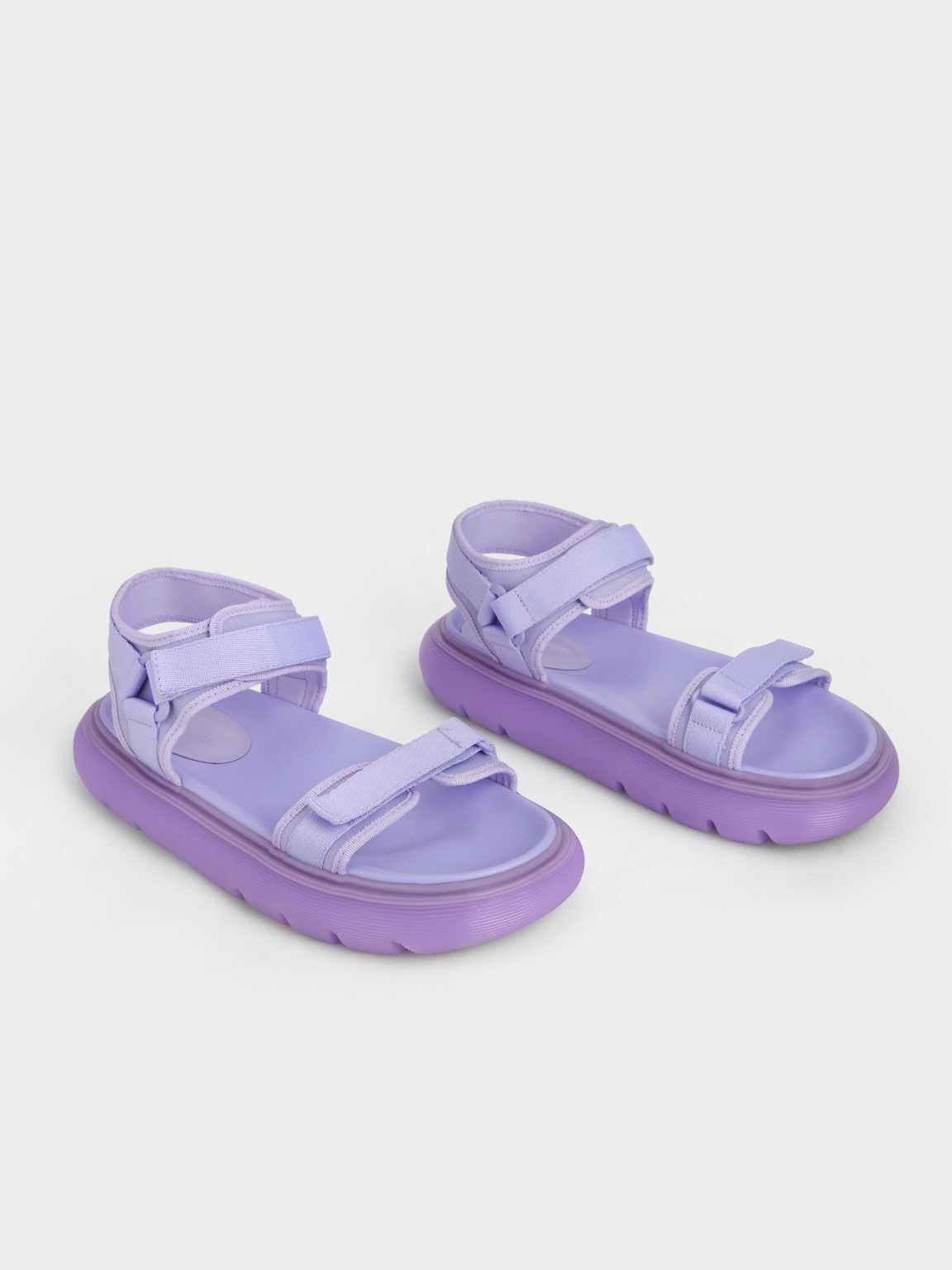Sandal Sport Recycled Polyester Velcro-Strap, Lilac, hi-res