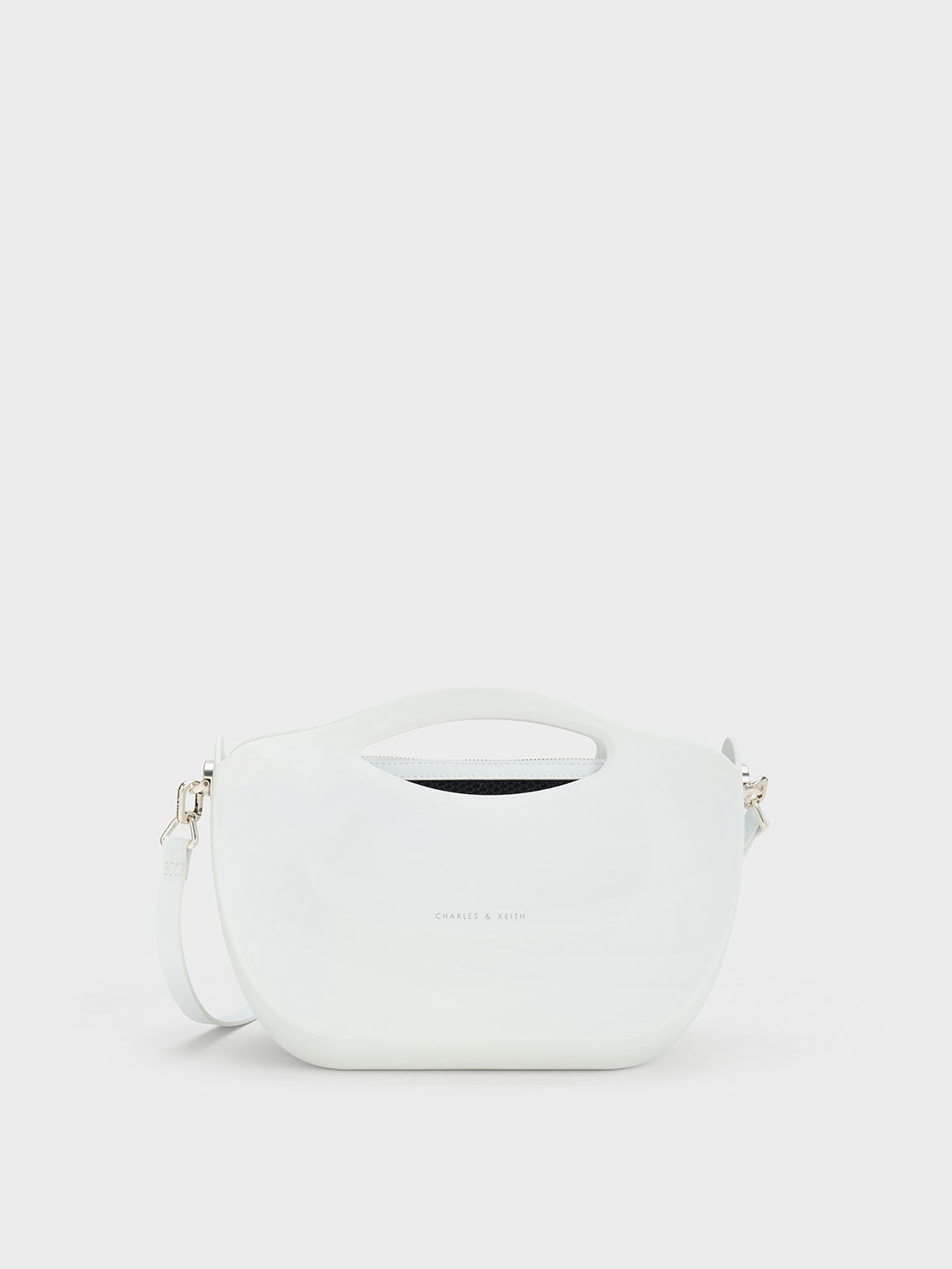 Charles and keith white sling bag shop