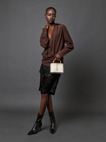 Tas Vanity Top Handle Enola, Cream, hi-res