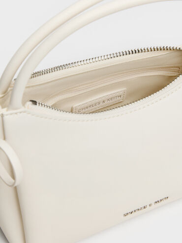 Hazel Bow Top Handle Bag, Cream, hi-res