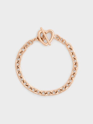 Gelang Heart Annalise, Rose Gold, hi-res