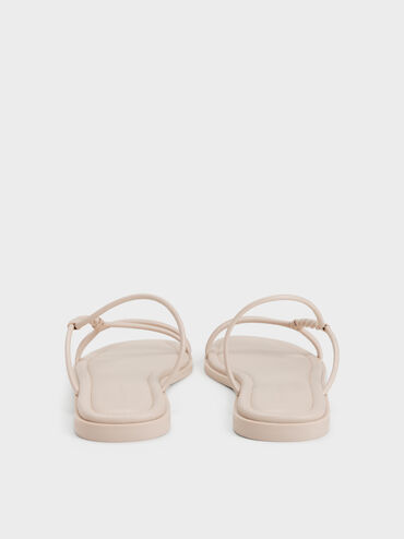 Sandal Slide Twist-Strap Fianna, Beige, hi-res