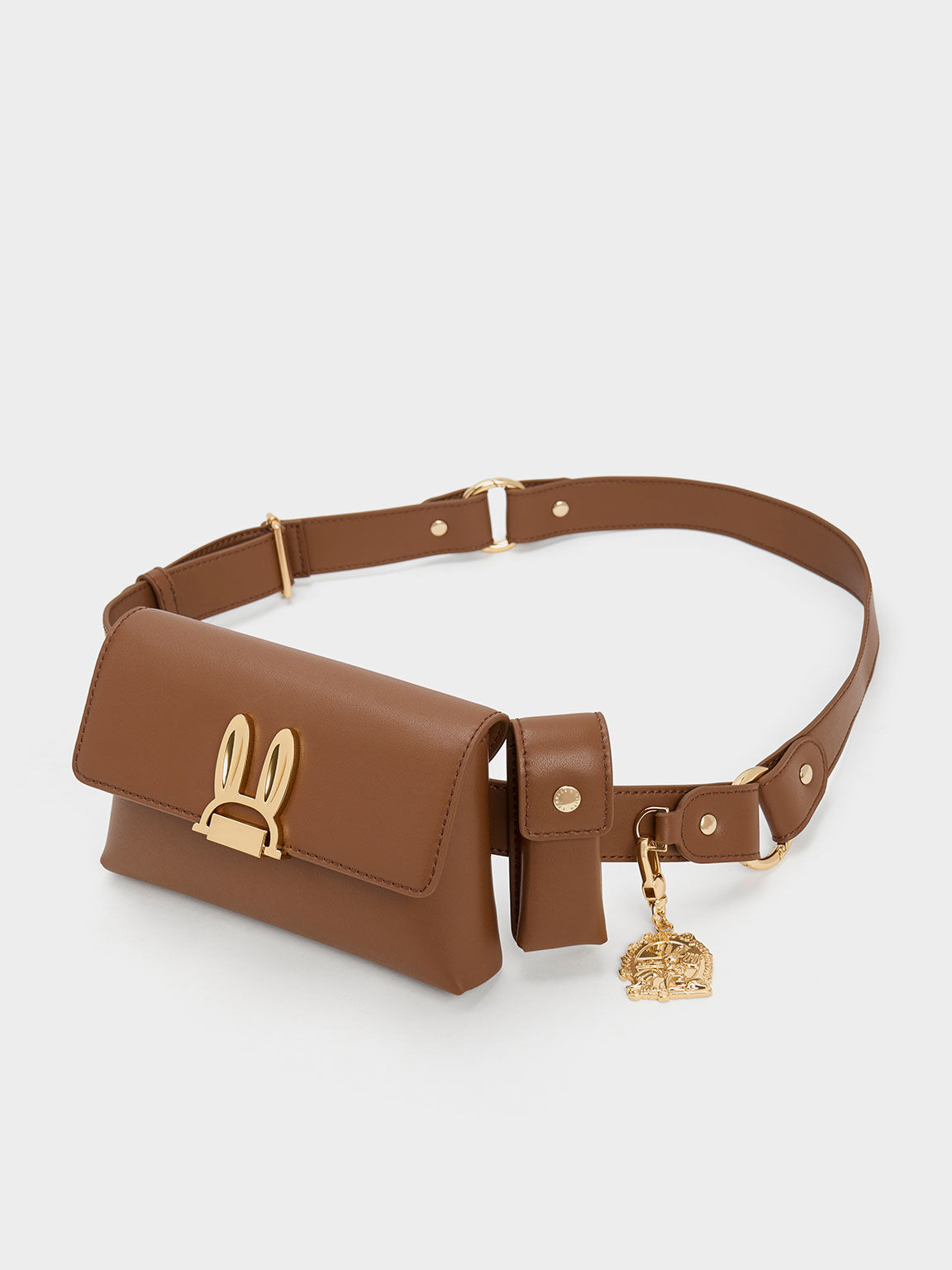 Judy Hopps Belted Pouch, Brown, hi-res