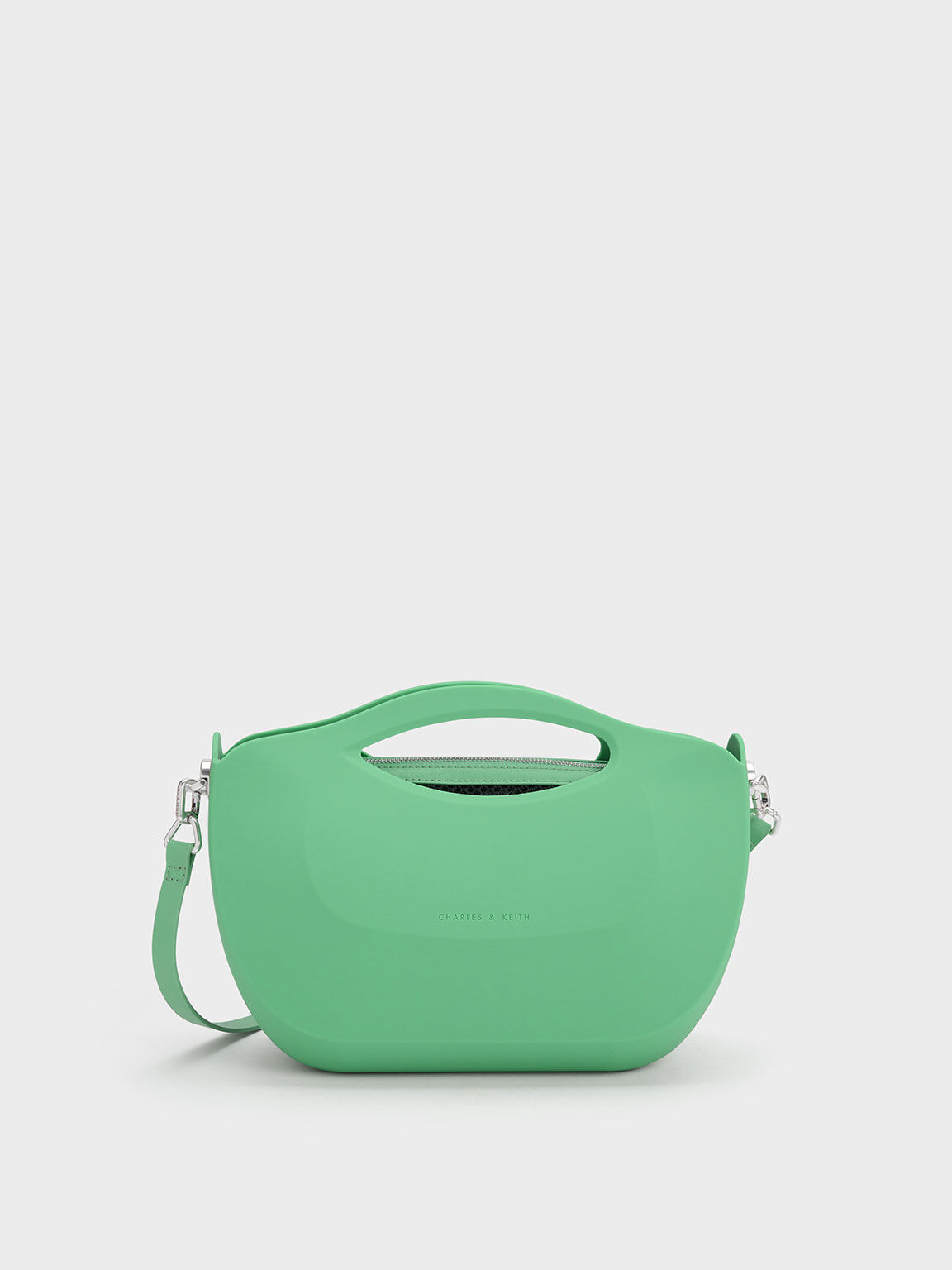 Green Tas Cocoon Curved Handle CHARLES KEITH ID