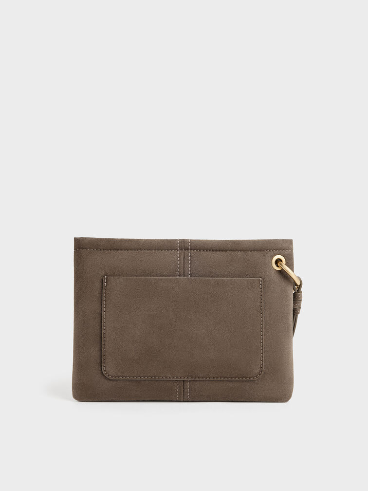 Tas Pouch Top-Zip Noane, Stone Grey, hi-res