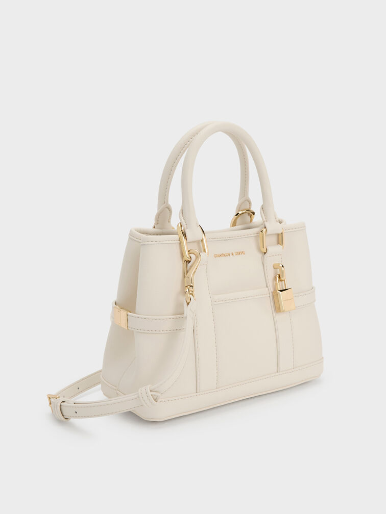 Mini Scottie Tote Bag, Cream, hi-res